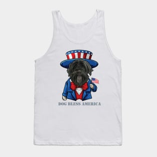 Portuguese Water Dog  Bless America Tank Top